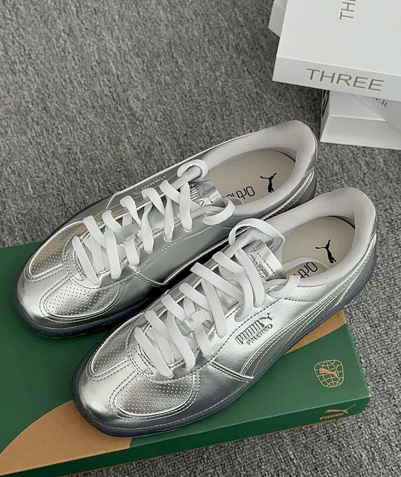 Puma Palermo Astro Escape 液態銀 (400450-01)