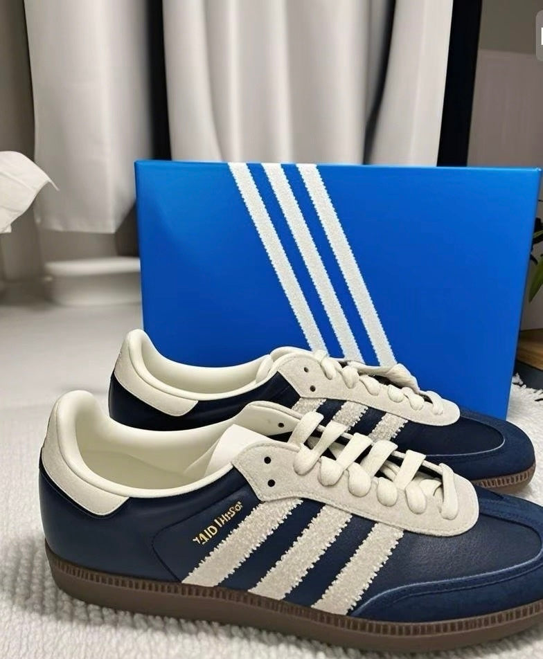 Adidas Originals Samba 奶油海軍藍 (JI3217)