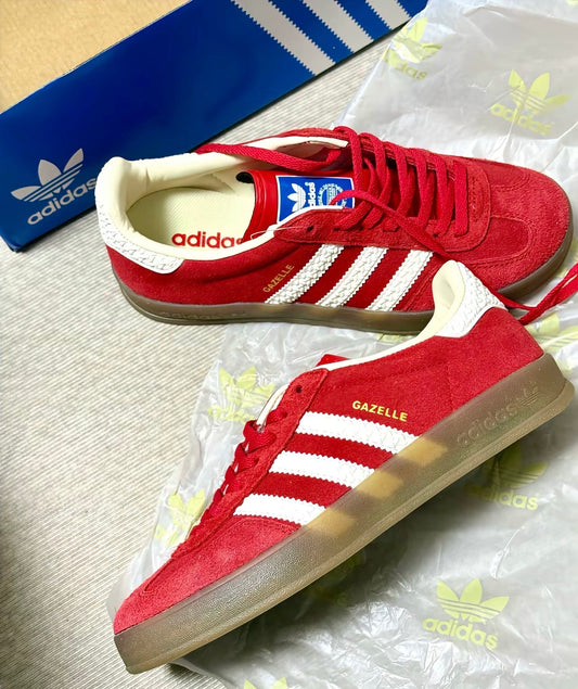Adidas Originals Gazelle Indoor Red White (IF1808)