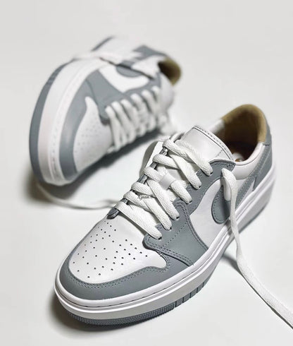 Nike Air Jordan 1 Low Wolf Grey 厚底 (DH7004-100)