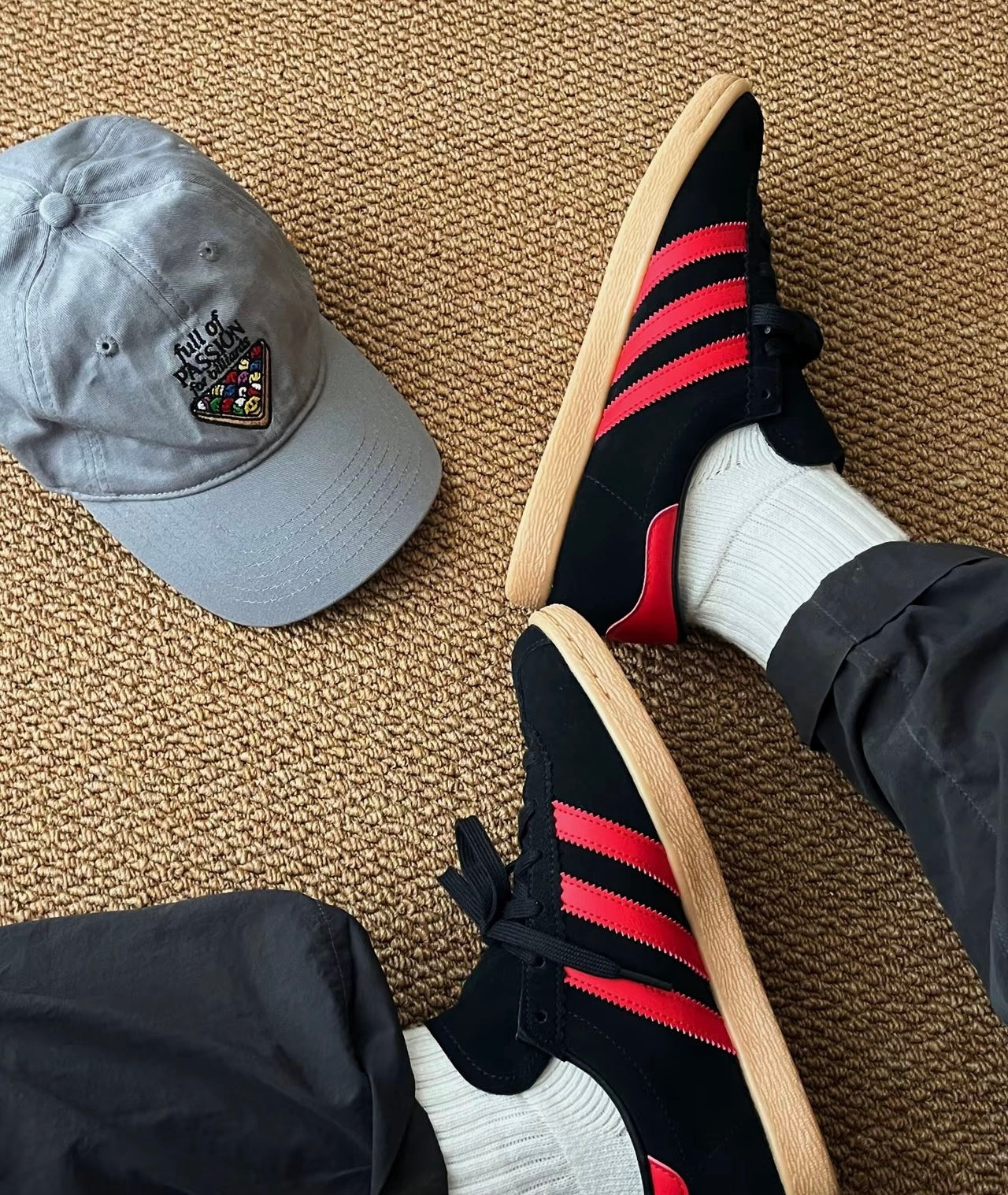 Adidas Originals Stadt 黑紅 (JI1885)