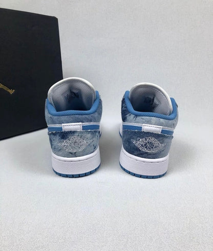 Nike Air Jordan 1 Low - Washed Denim (GS) (DM8947-100)