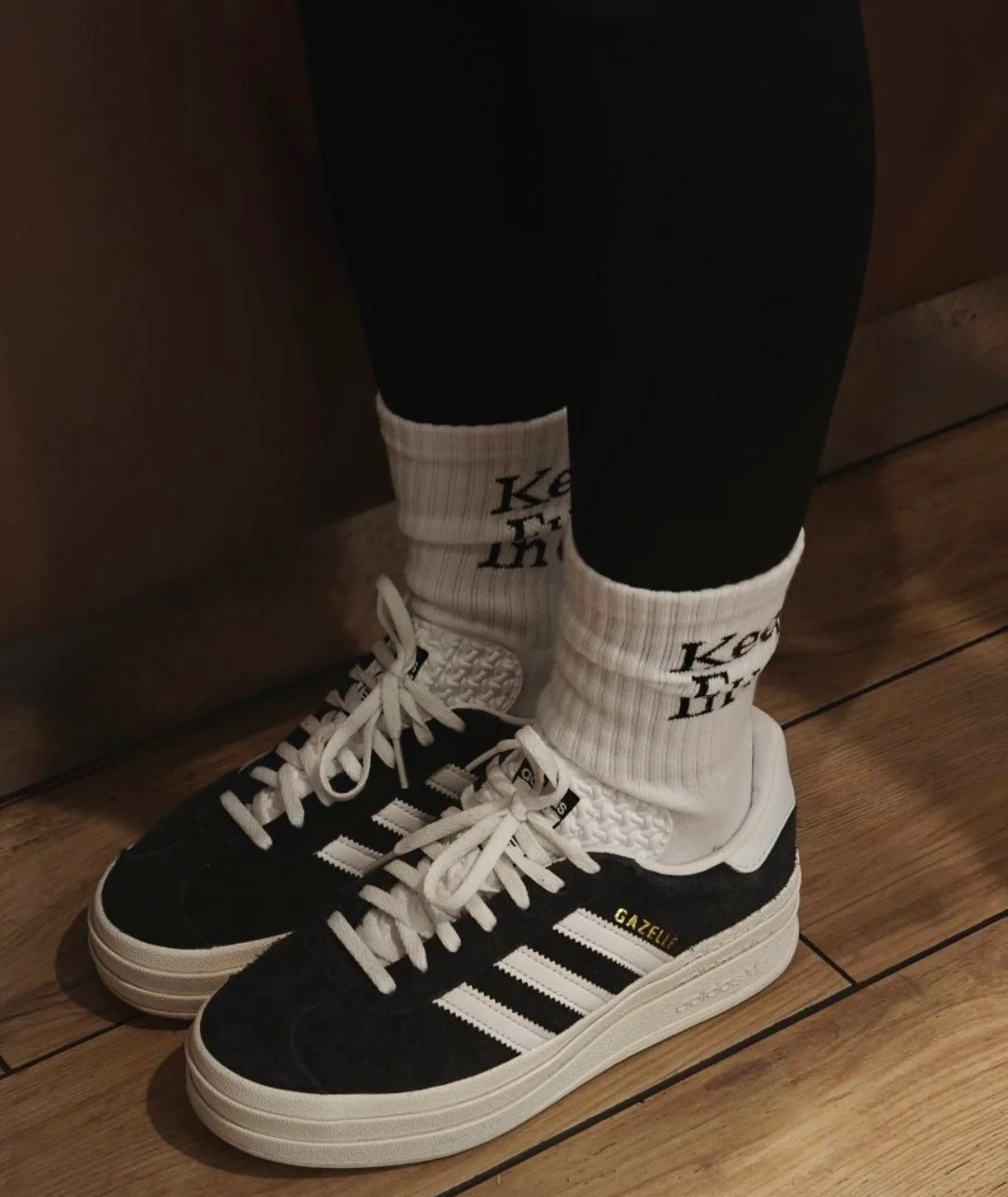 Adidas Original Gazelle Bold 黑白 (HQ6912)