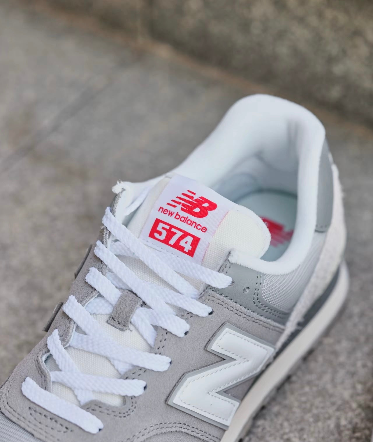 New Balance 574 灰白 (U574BKR)