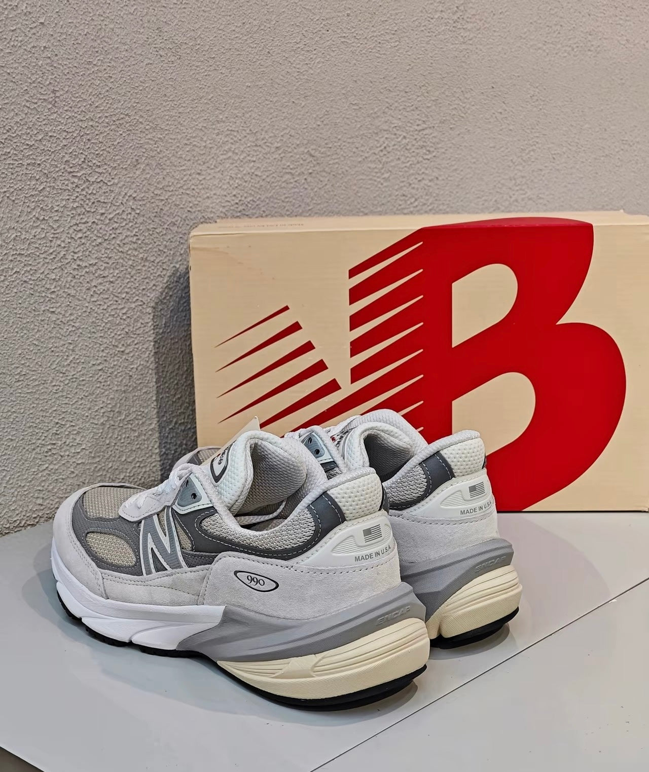New Balance 990 V6 白灰 (U990NC6)