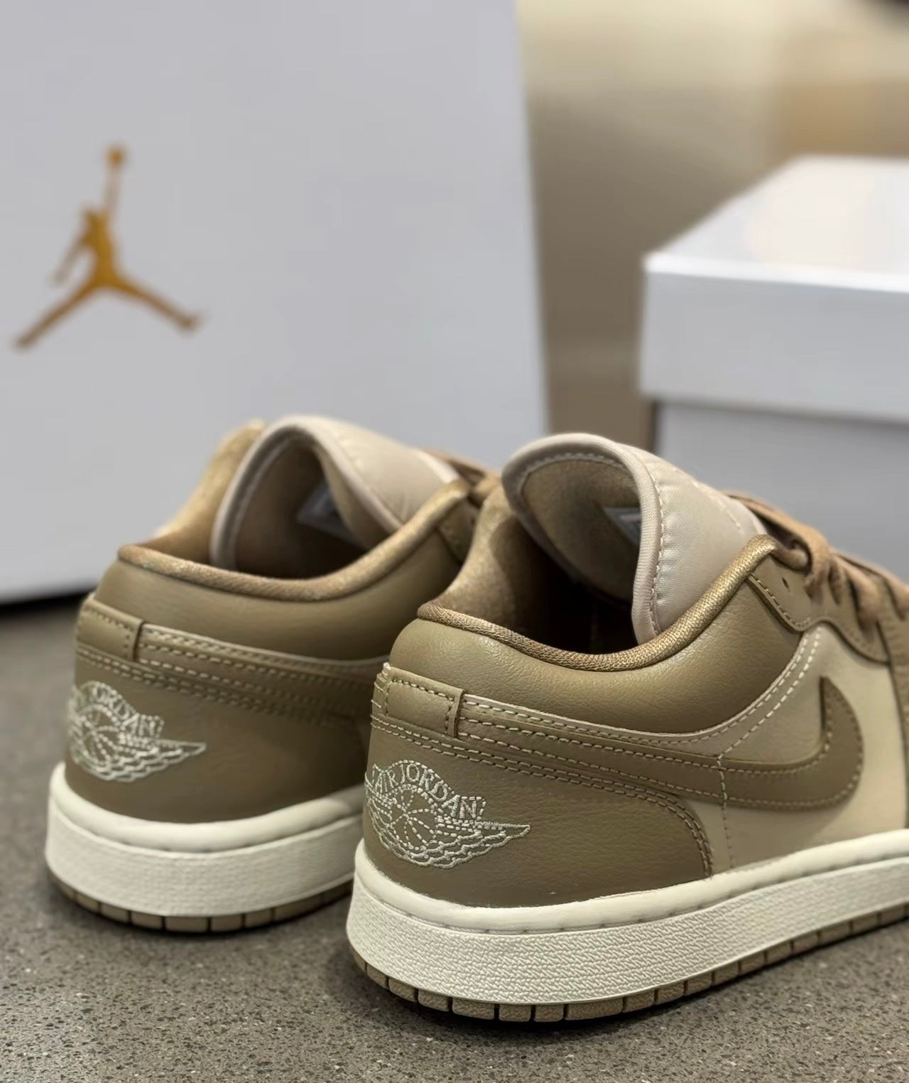 Nike Air Jordan Low Desert Camo 奶茶色 (DC0774-203)