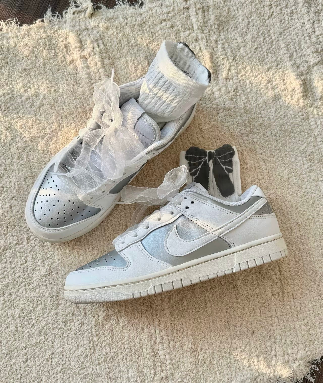 Nike Dunk Low Metallic 薄霧銀 (IB7311-001)