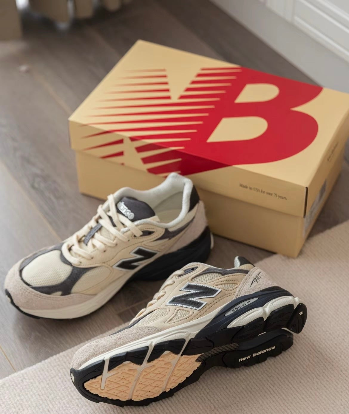 New Balance 990 V3 米色 (M990AD3)