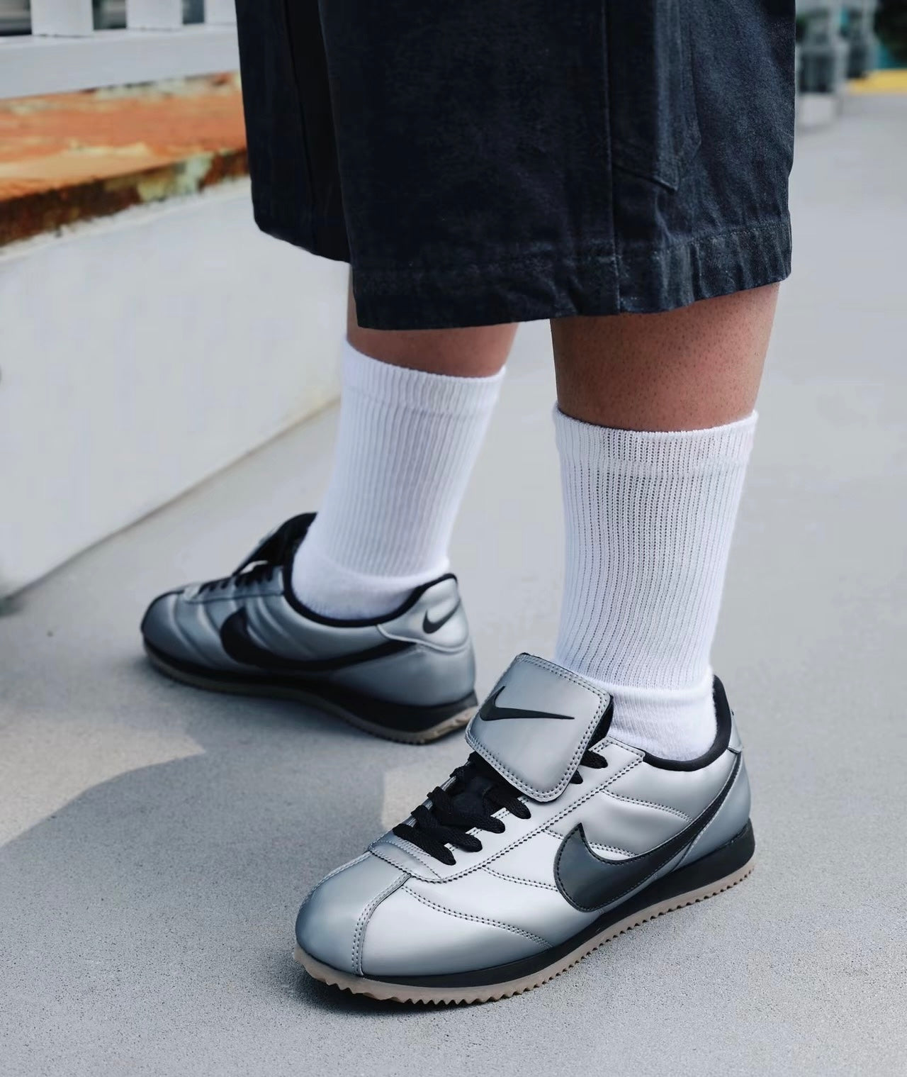 [銀色系秒殺] Nike Cortez Leather SE Metallic Cool Grey (HQ3490-099)