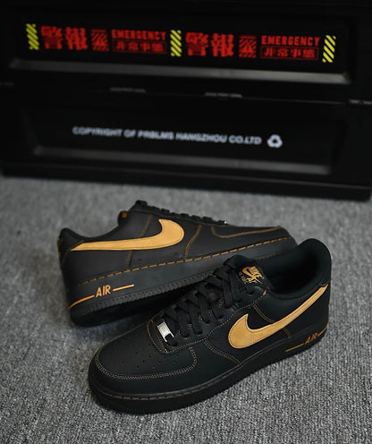 Nike Air Force Black And Tan (HQ2037-003)
