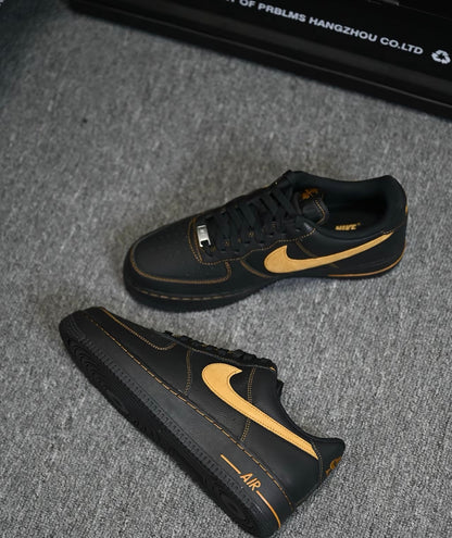 Nike Air Force Black And Tan (HQ2037-003)