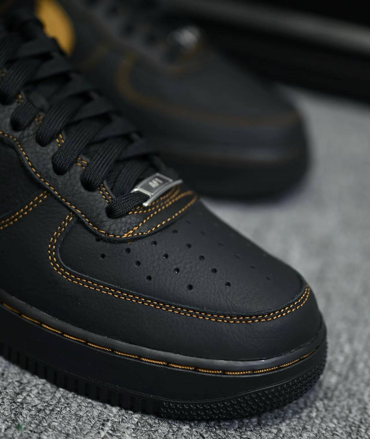 Nike Air Force Black And Tan (HQ2037-003)