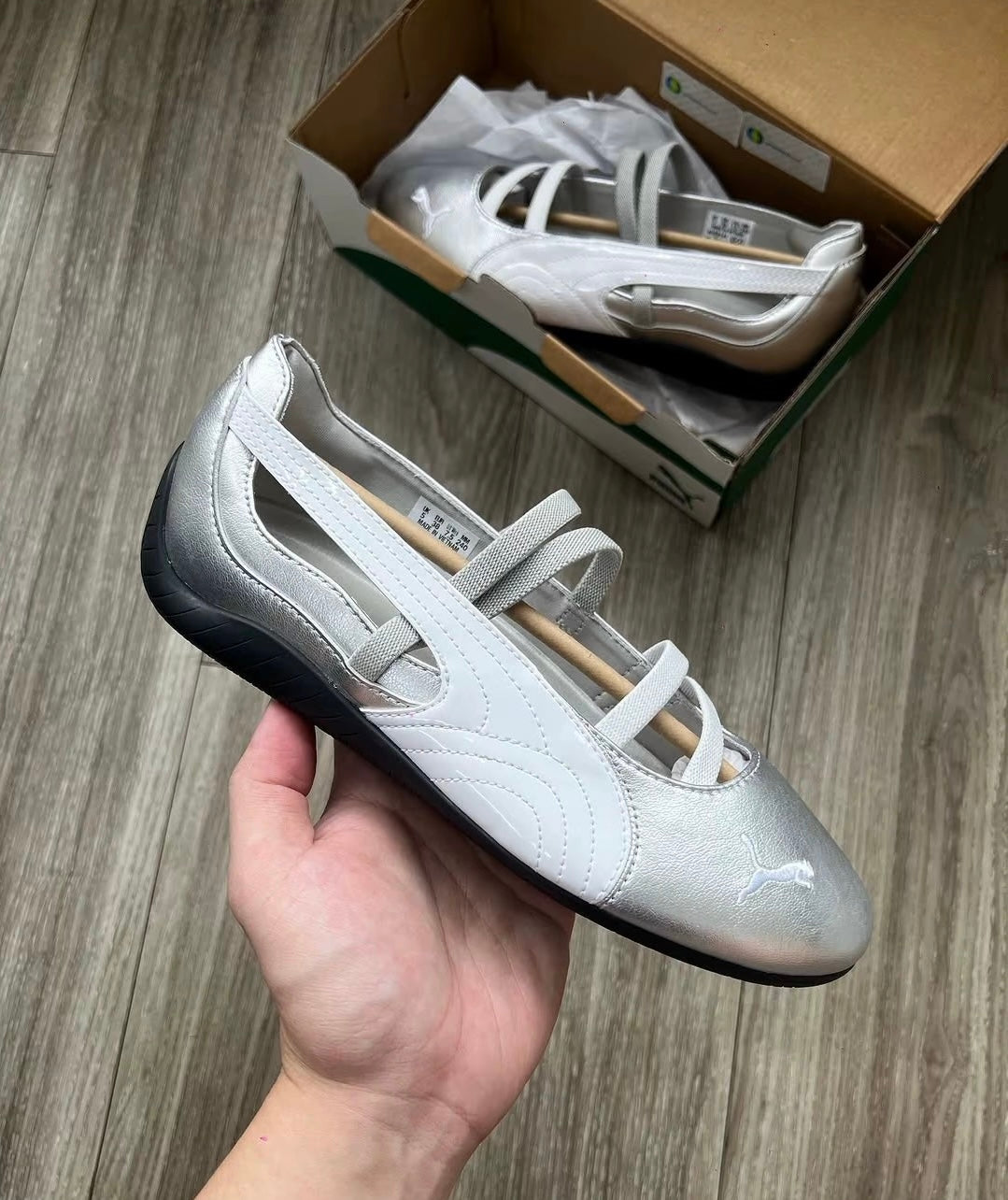 Puma Speedcat Ballet 銀白 (401581-01)