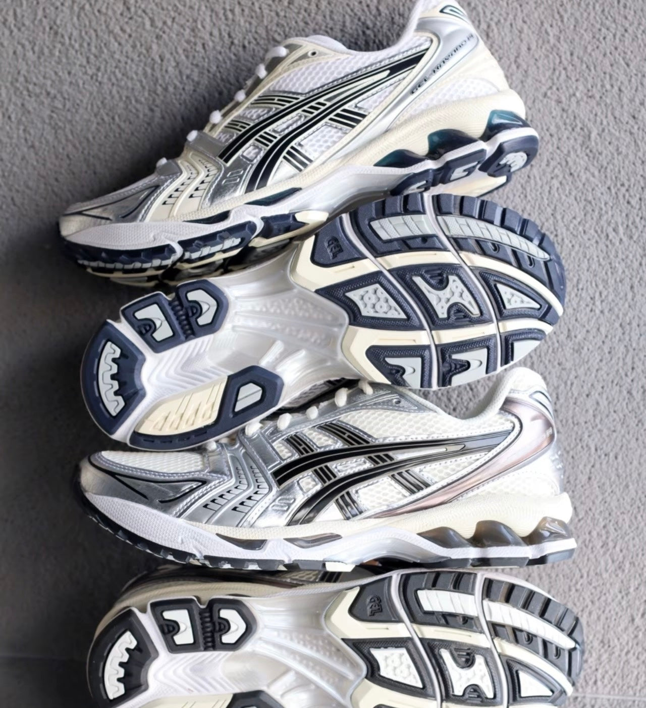 Asics Gel-Kayano 14白黑銀 (1202A056-109)