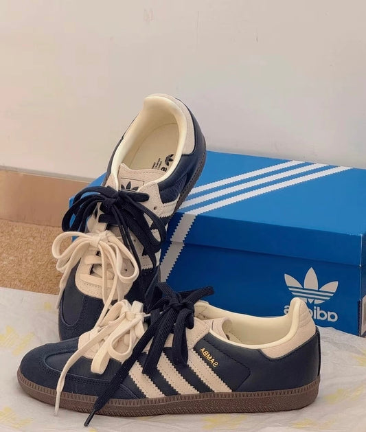 Adidas Originals Samba 奶油海軍藍 (JI3217)