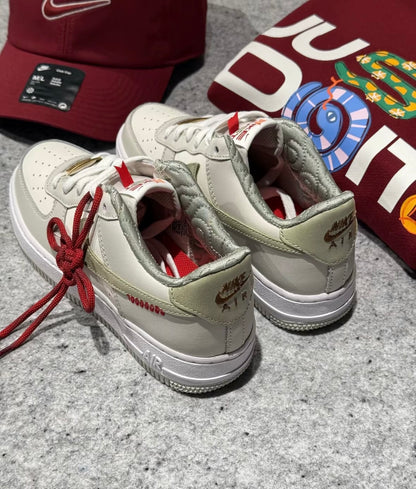 Nike Air Force Year Of The Snake 燕麥灰綠 (HV6000-131)