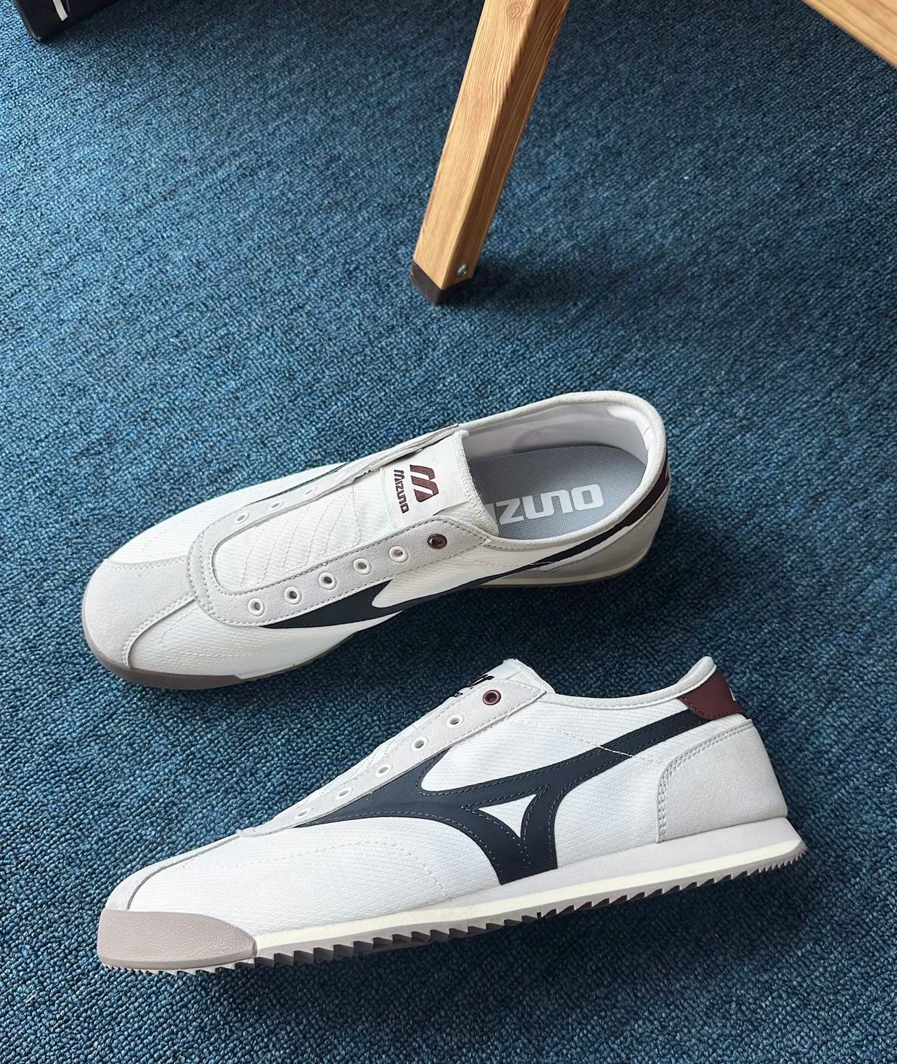 Mizuno LG 60S Slipon 白藍 (D1GH240213)
