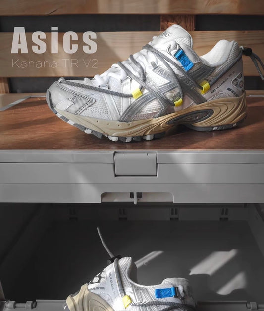 ASICS GEL-Kahana TR V2 White Grey Yellow (1203A259-100)