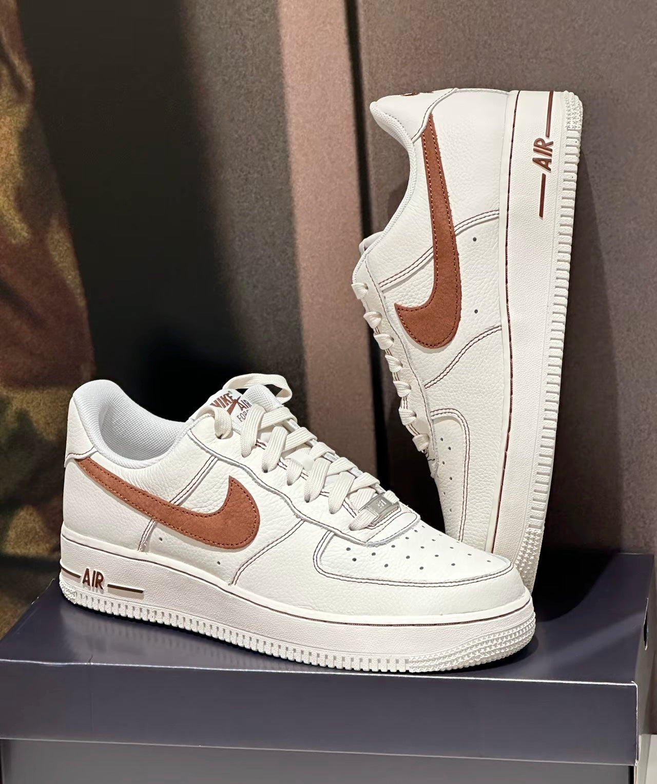 Nike Air Force 1 象牙棕 (HQ2037-101)