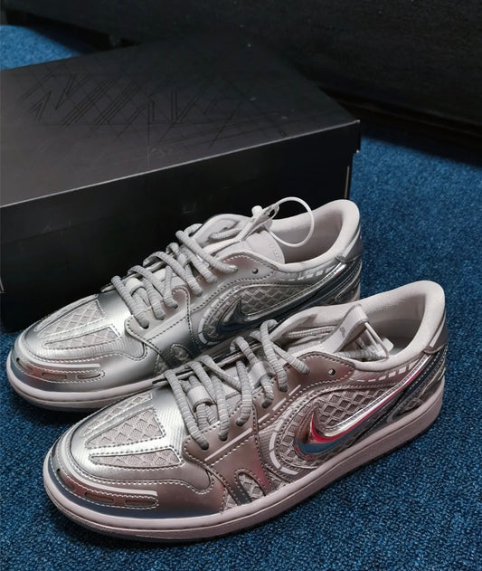 Nike Air Jordan 1 Low MM V3 “Metallic Silver” (HQ2186-002)