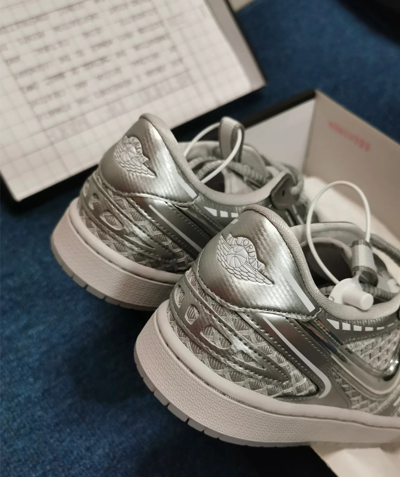 Nike Air Jordan 1 Low MM V3 “Metallic Silver” (HQ2186-002)