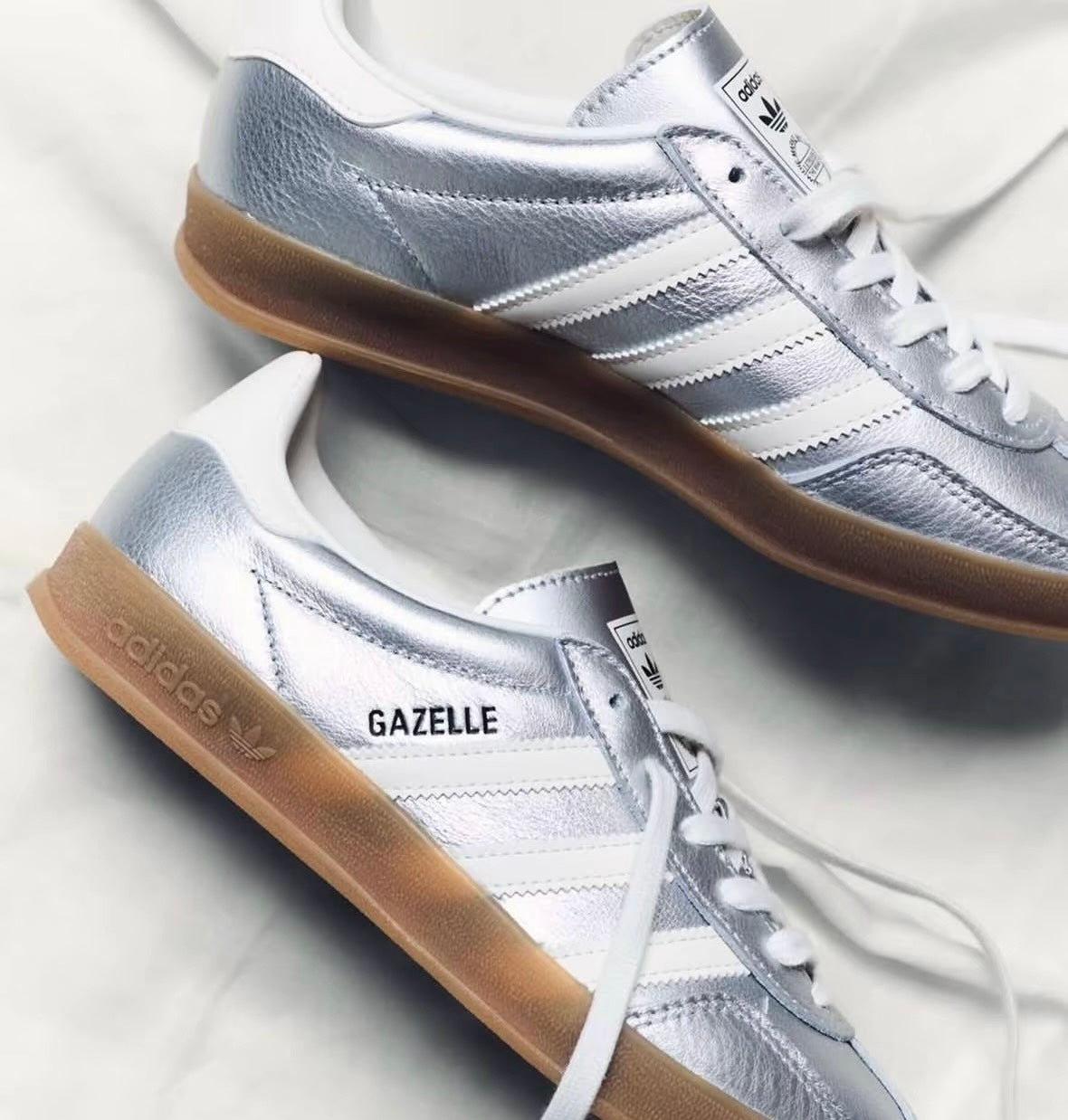 Adidas Originals Gazelle 復古銀 (JR1206)
