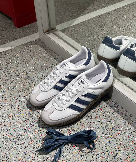 Adidas Originals Samba 海軍藍白 (JH5688)