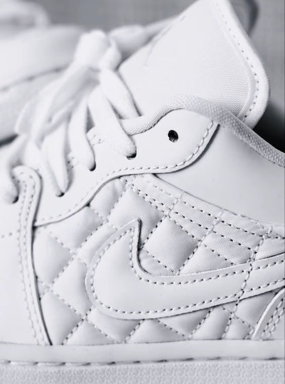 Nike Air Jordan Low Quilted Triple White (DB6480-100)