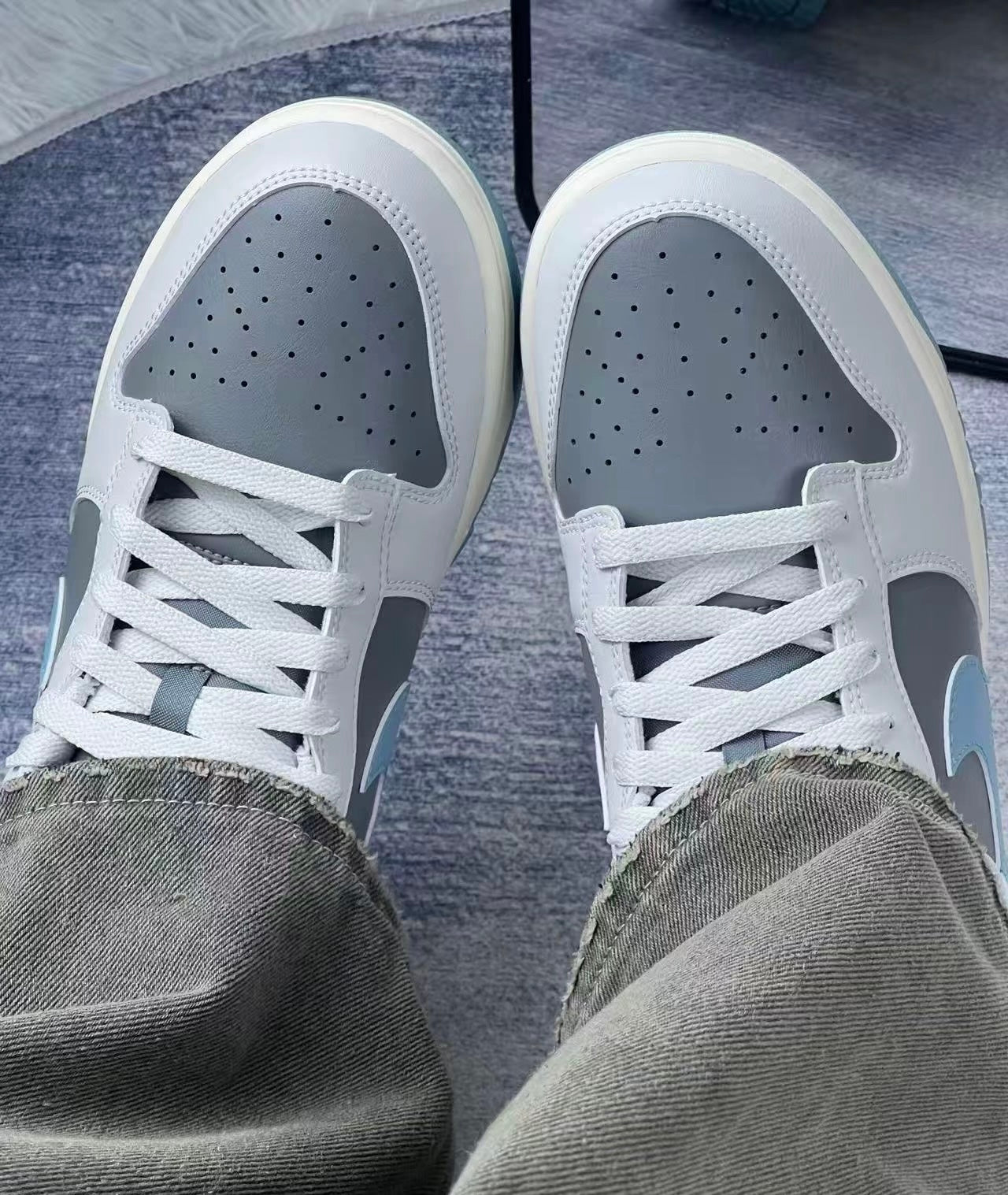 Nike Dunk Low GS 灰藍 (FB9109-008)