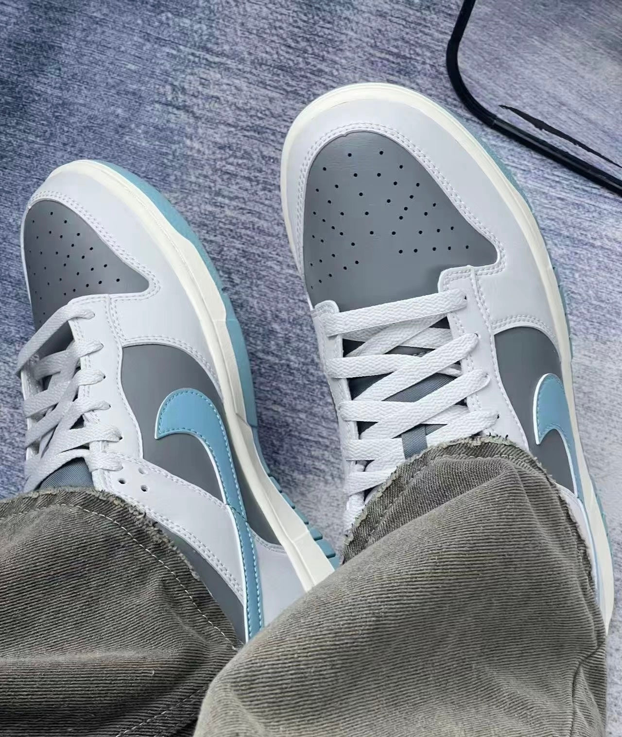 Nike Dunk Low GS 灰藍 (FB9109-008)