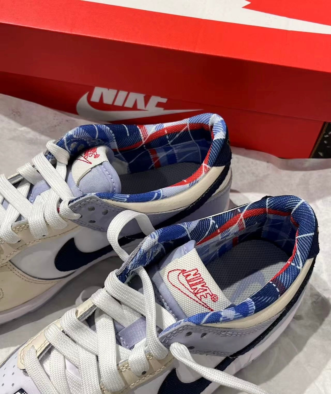 Nike Dunk Low GS Just Do It 米藍 (IH7343-141)