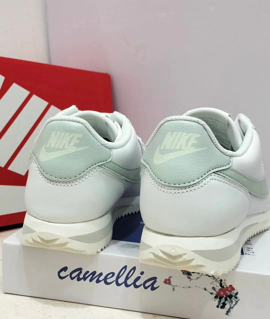 Nike Cortez Leather 白綠 (DN1791-106)