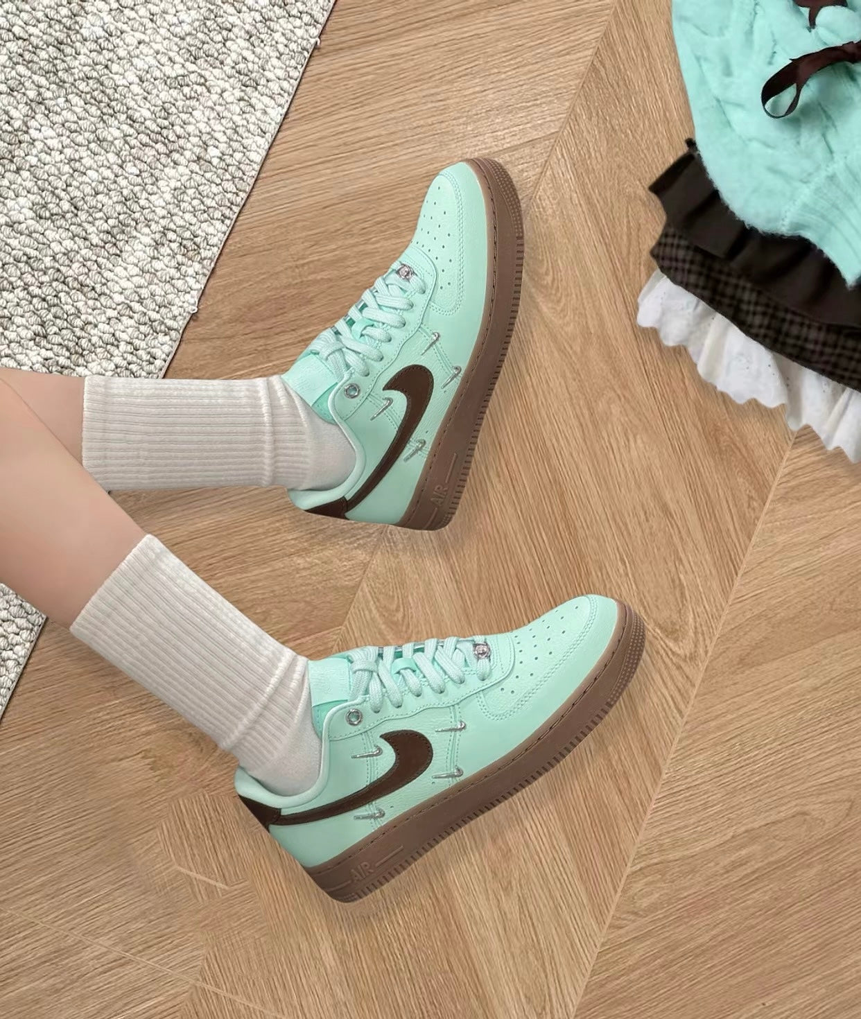 Nike Air Force 1 薄荷朱古力 (IB8894-329)