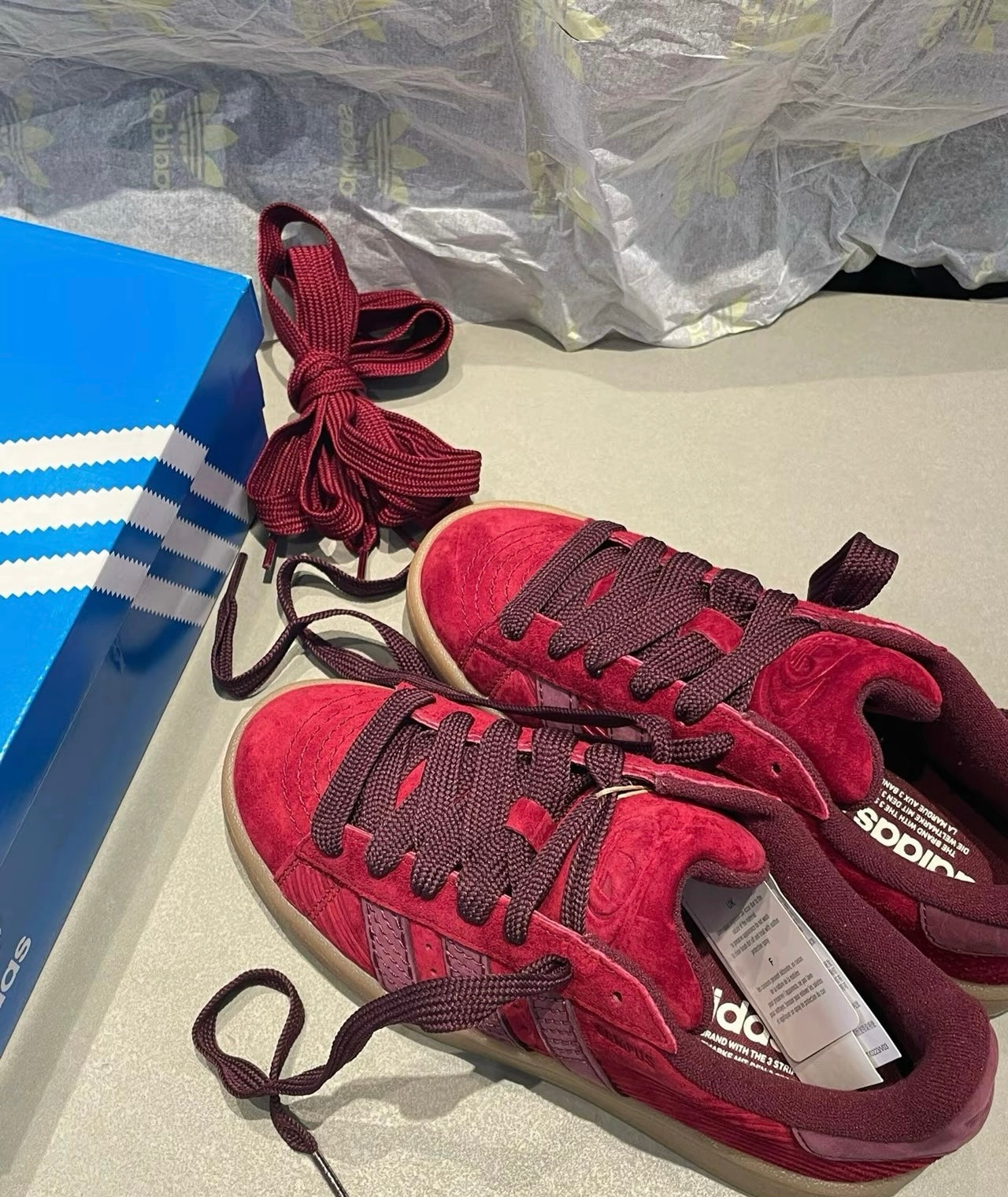 Adidas Originals CAMPUS 00s 暗紅色 (IF4335)