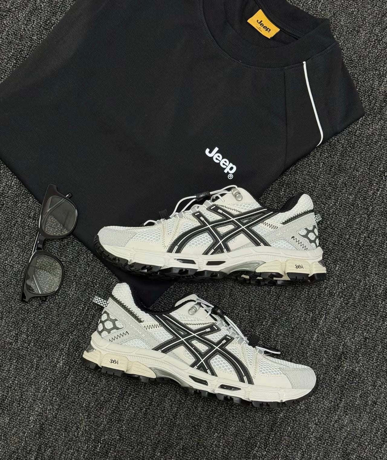 Asics Gel-kahana 8 FL 白黑 (1012B892-101)