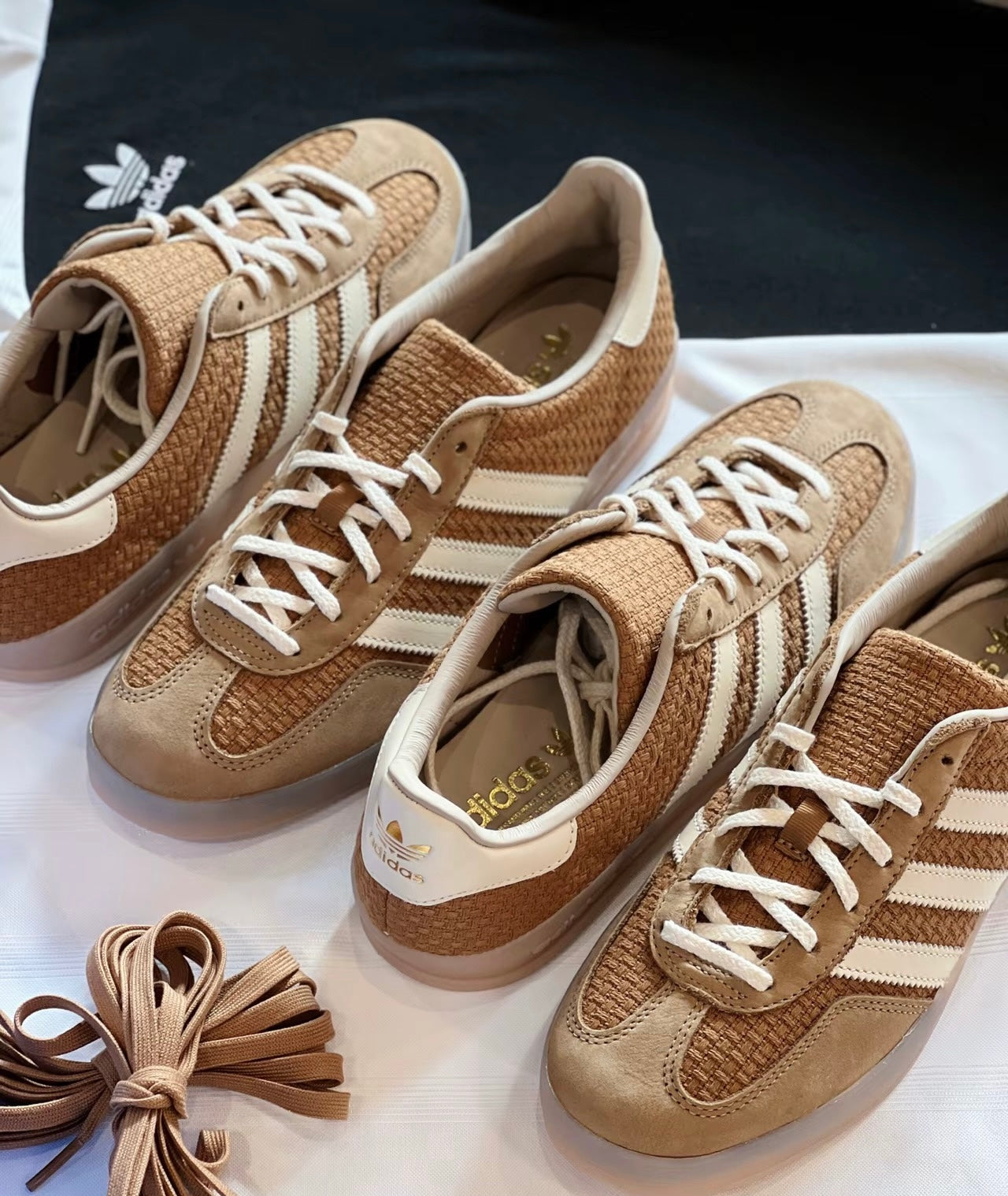 Adidas Originals Gazelle Indoor 摩卡編織 (JR8851)