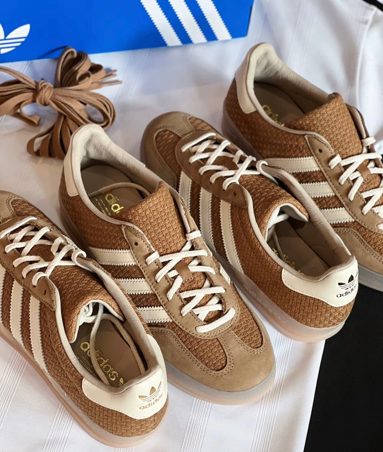 Adidas Originals Gazelle Indoor 摩卡編織 (JR8851)