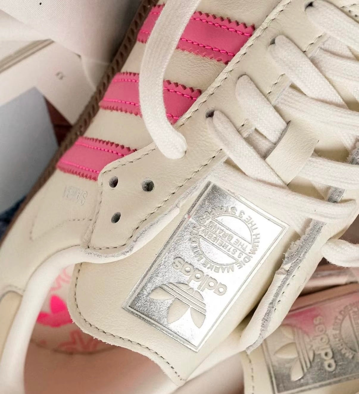 Adidas Originals Samba 白粉 (IG1962)