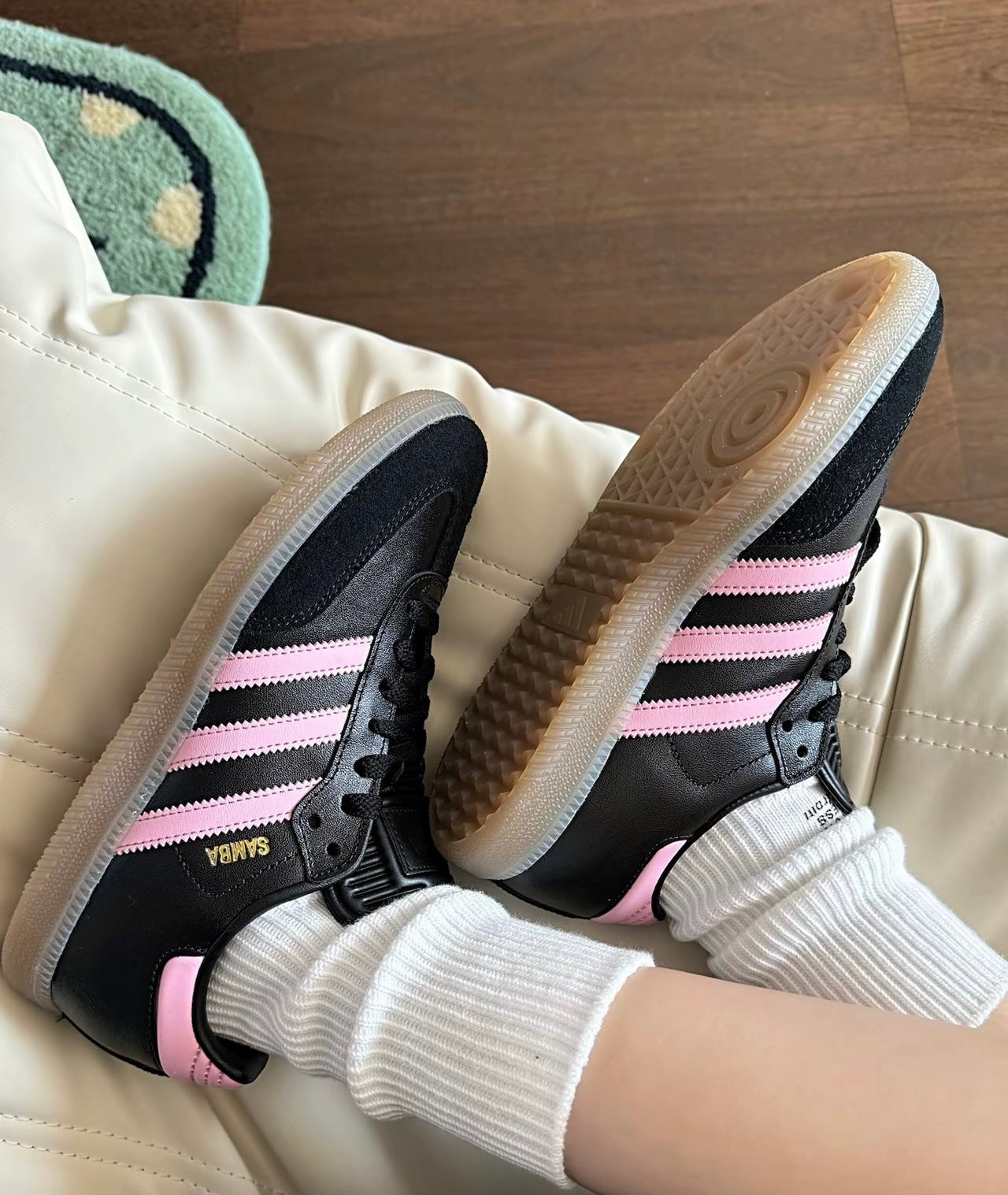 Adidas Originals Samba Inter Miami CF 黑粉 (IH8157)
