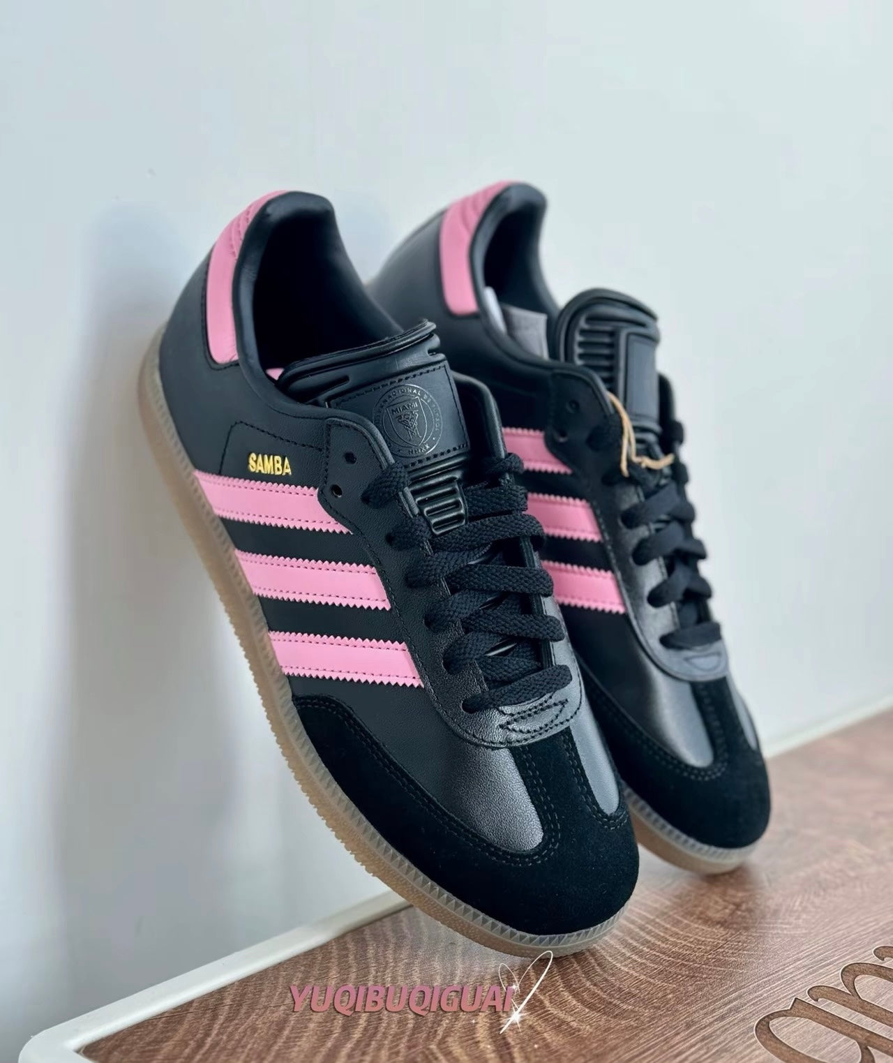 Adidas Originals Samba Inter Miami CF 黑粉 (IH8157)