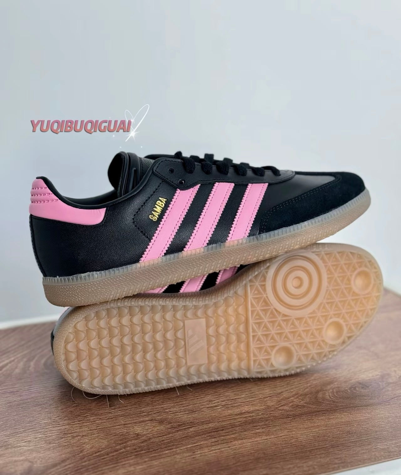 Adidas Originals Samba Inter Miami CF 黑粉 (IH8157)