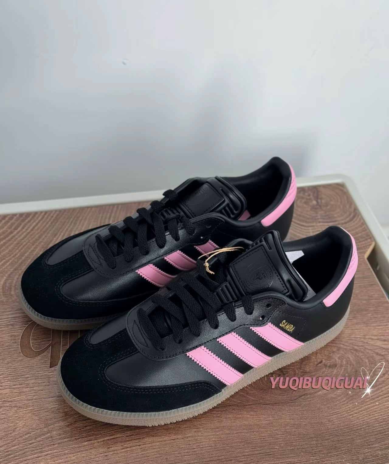 Adidas Originals Samba Inter Miami CF 黑粉 (IH8157)