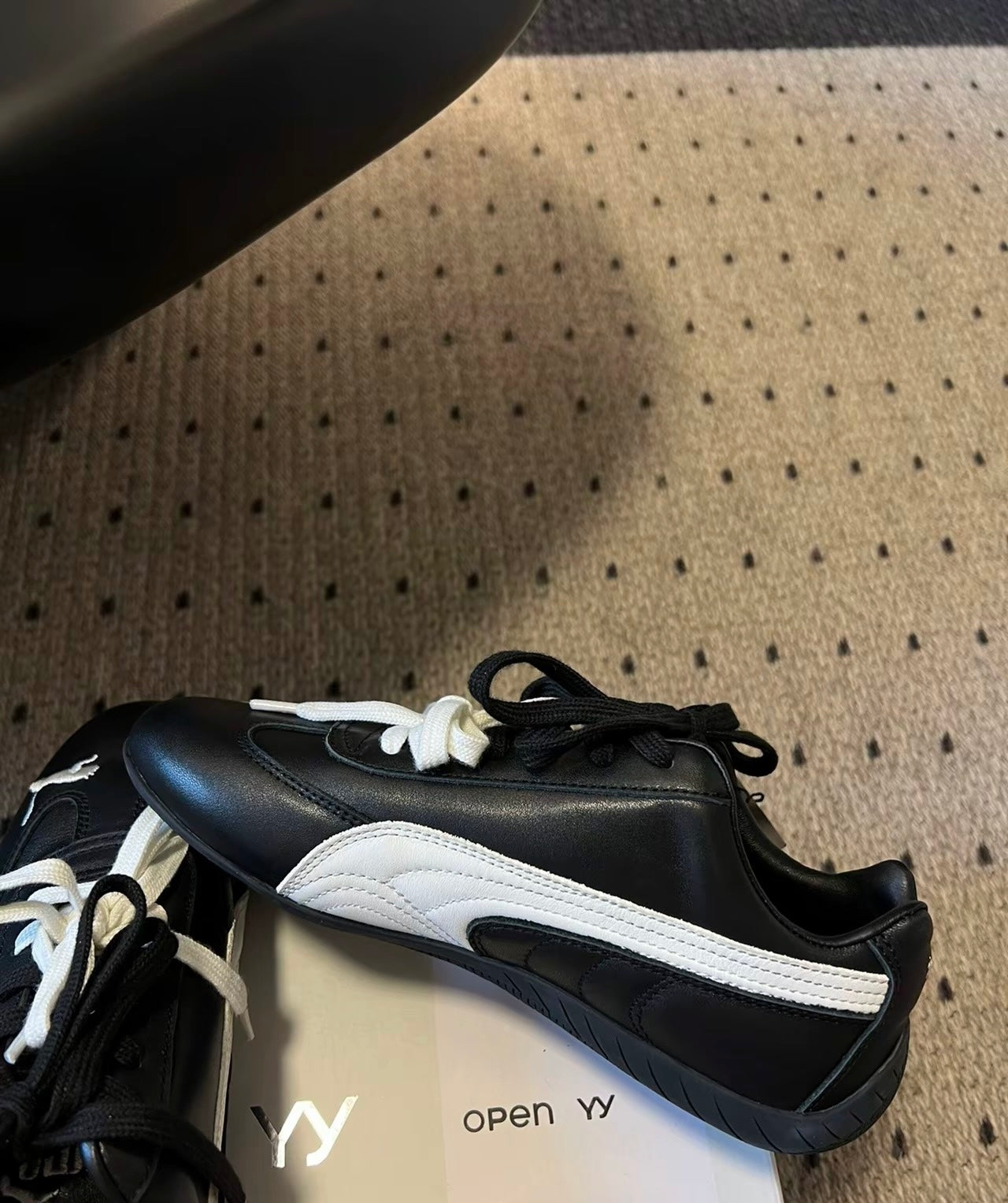 Puma Speedcat Leather 黑奶油 (DC9450-100)