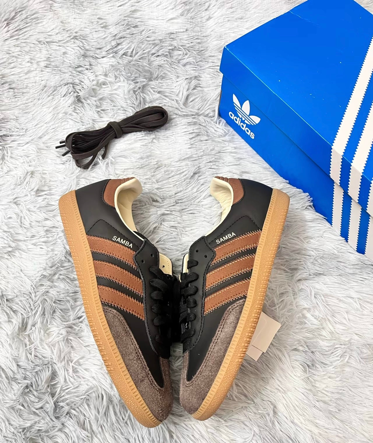 Adidas Originals samba Black Brown (IE9123)