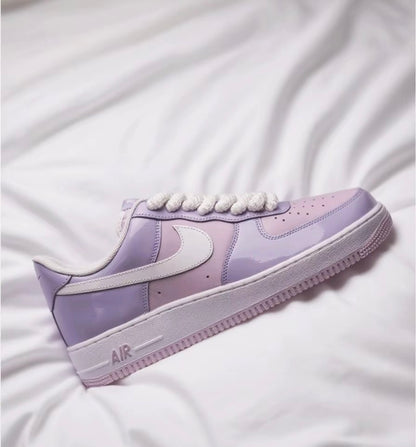 [紫色系秒殺] Nike Air Force 漆皮紫粉 (HV9405-500)