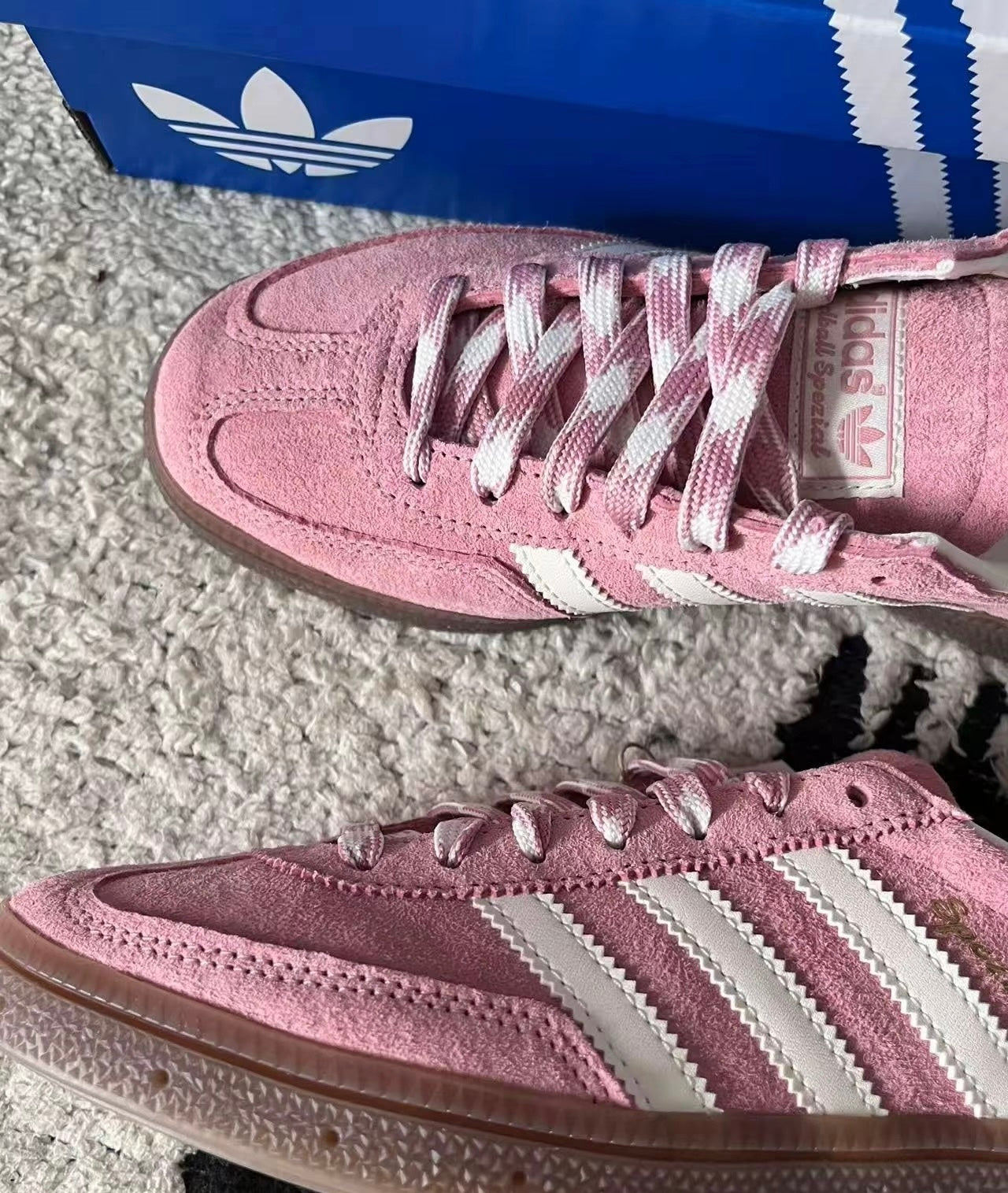 [粉色系秒殺] Adidas Originals Spezial 蜜桃粉 (KJ6305)