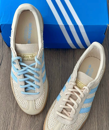 Adidas Originals Handball Spezial 編織米藍 (JQ8410)