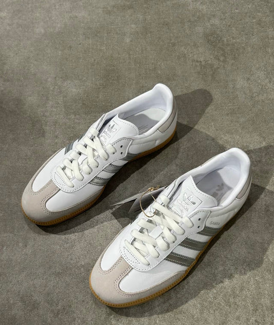 Adidas Originals Samba White Silver Metallic (JI2725)