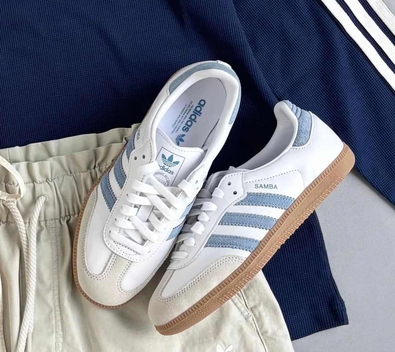 Adidas Originals Samba 藍白 (JS1391)