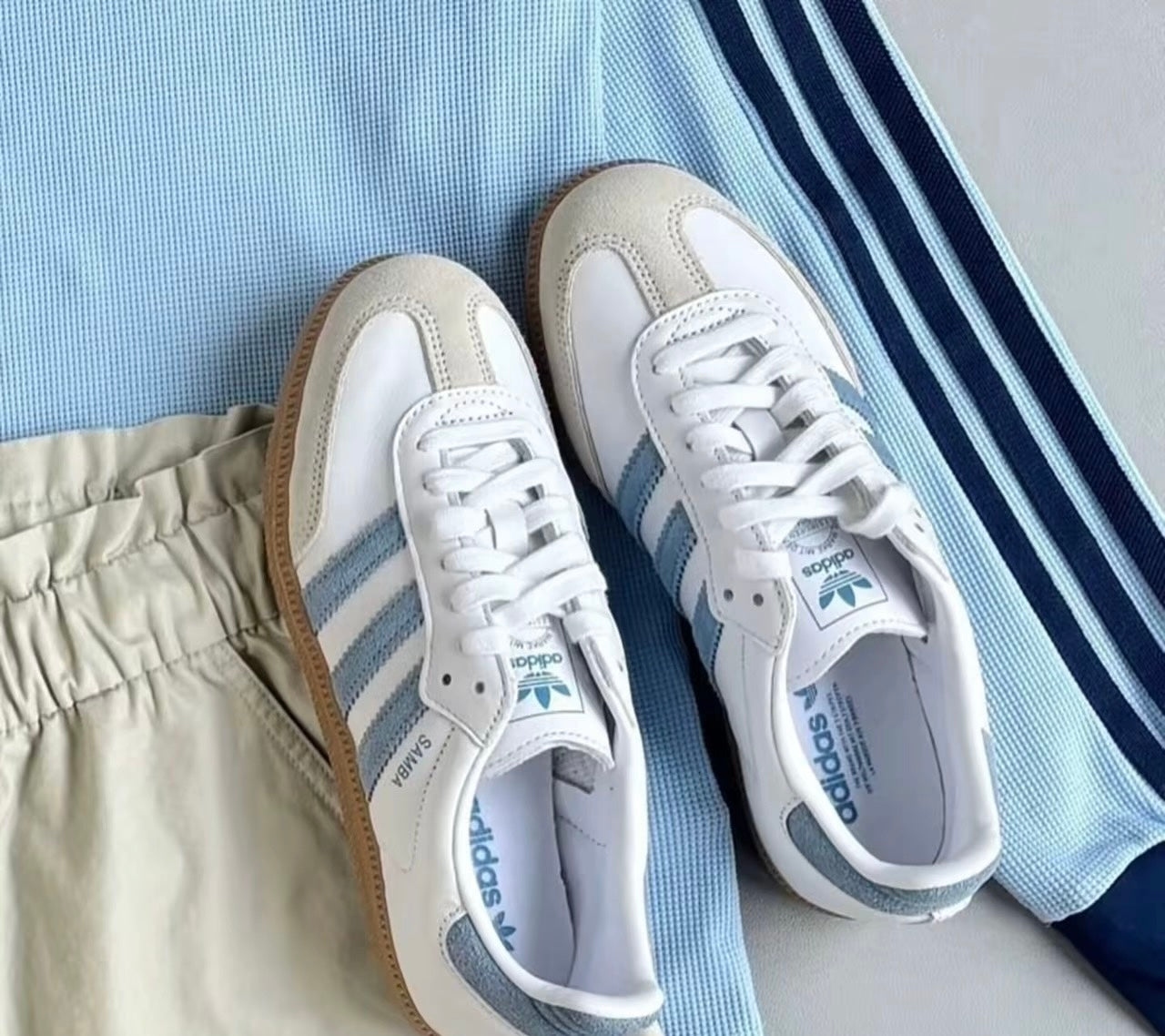 Adidas Originals Samba 藍白 (JS1391)